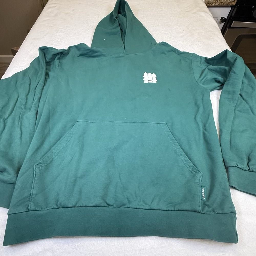 The Yard Ludwig Podcast YouTube Twitch Hoodie Mens Large Green Pullover